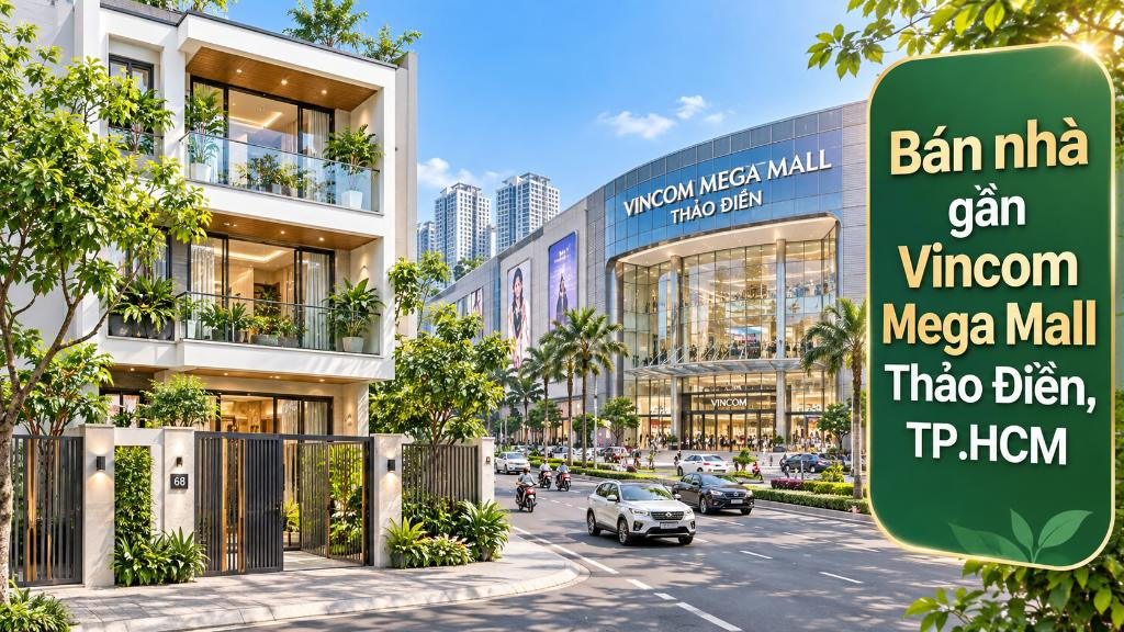 Bán nhà Bình Trưng thuận tiện đi Vincom Mega Mall Thảo Điền