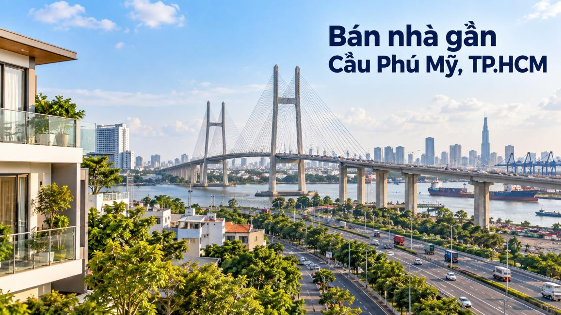 Bán nhà Cát Lái gần Cầu Phú Mỹ, kết nối khu Nam thuận tiện