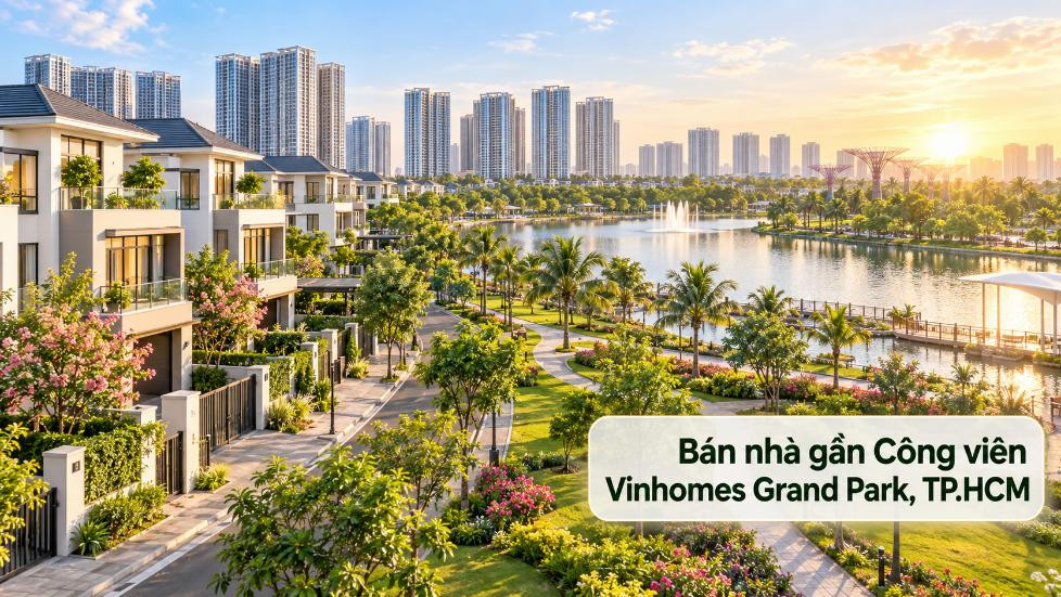 Bán nhà Cát Lái thuận tiện đi Công viên Vinhomes Grand Park