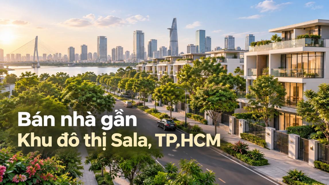 Bán nhà Cát Lái thuận tiện đi Khu đô thị Sala