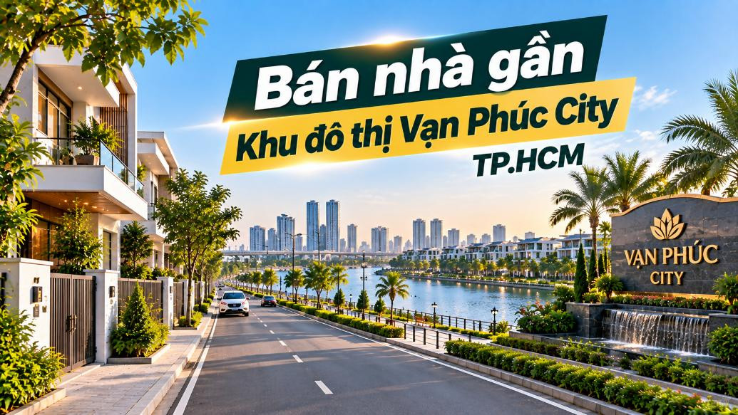 Bán nhà Cát Lái thuận tiện đi Khu đô thị Vạn Phúc City