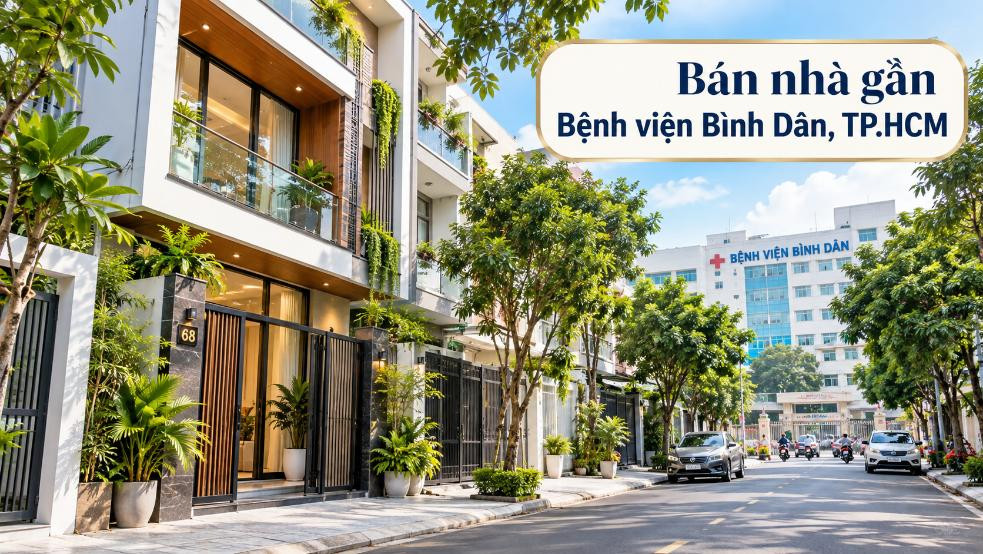 Bán nhà Cầu Kiệu thuận tiện đi Bệnh viện Bình Dân