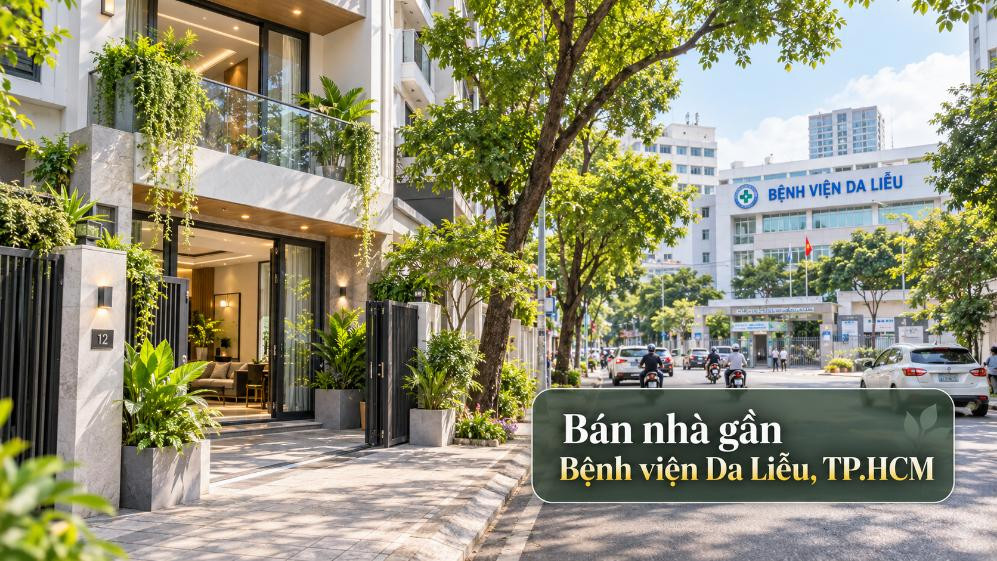 Bán nhà Cầu Kiệu thuận tiện đi Bệnh viện Da Liễu TP.HCM