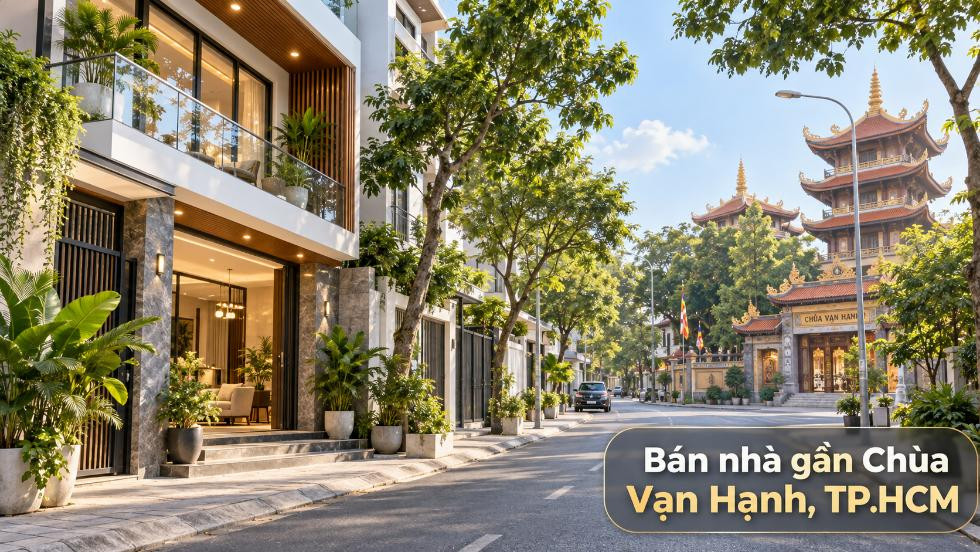 Bán nhà Cầu Kiệu thuận tiện đi Chùa Vạn Hạnh