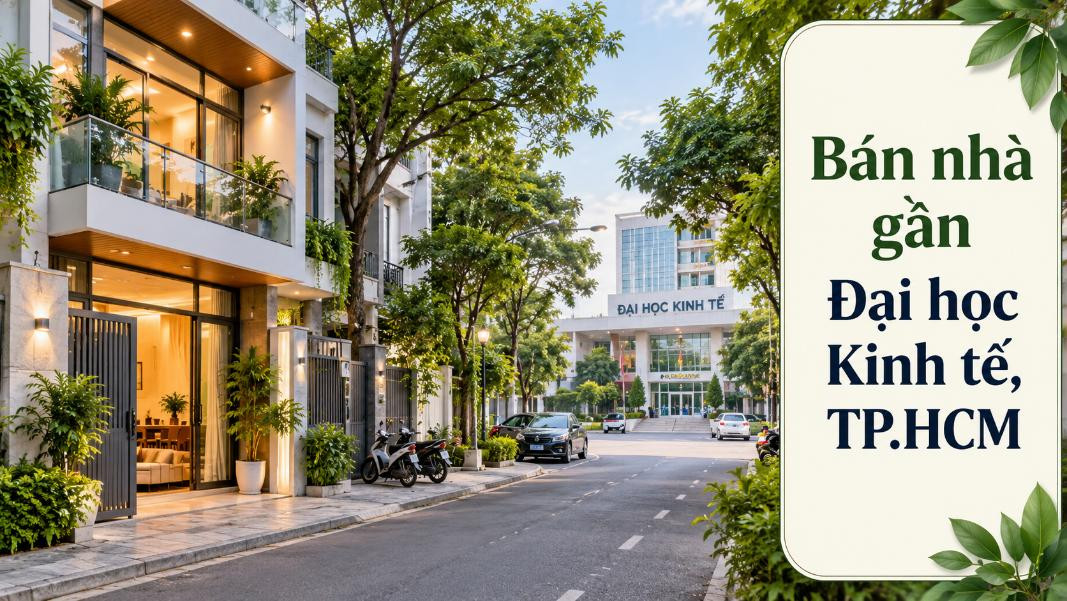 Bán nhà Cầu Kiệu thuận tiện đi Đại học Kinh tế TP.HCM