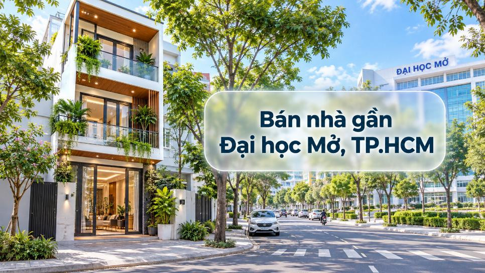 Bán nhà Cầu Kiệu thuận tiện đi Đại học Mở TP.HCM