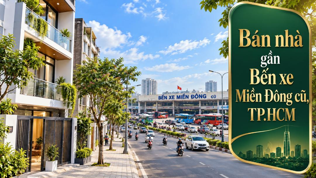 Bán nhà gần Bến xe Miền Đông cũ, vị trí thuận tiện