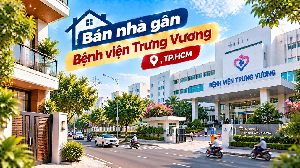 Bán nhà gần Bệnh viện Trưng Vương, thuận tiện ở và đi làm