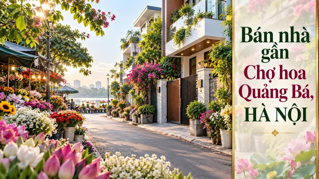 Bán nhà gần Chợ hoa Quảng Bá, Tây Hồ, thuận tiện kinh doanh