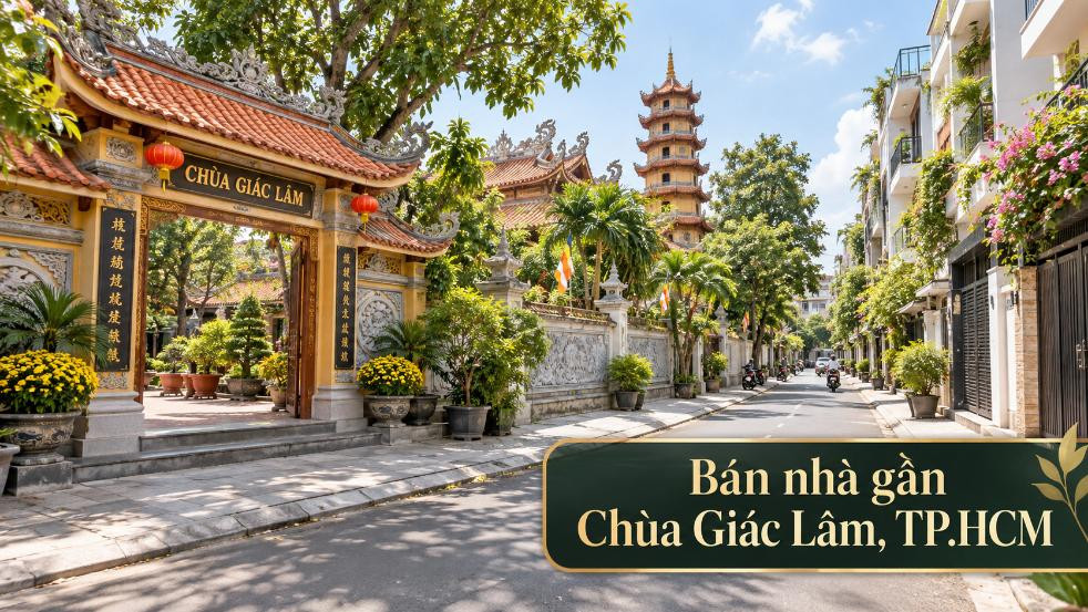 Bán nhà gần Chùa Giác Lâm, khu dân cư lâu đời