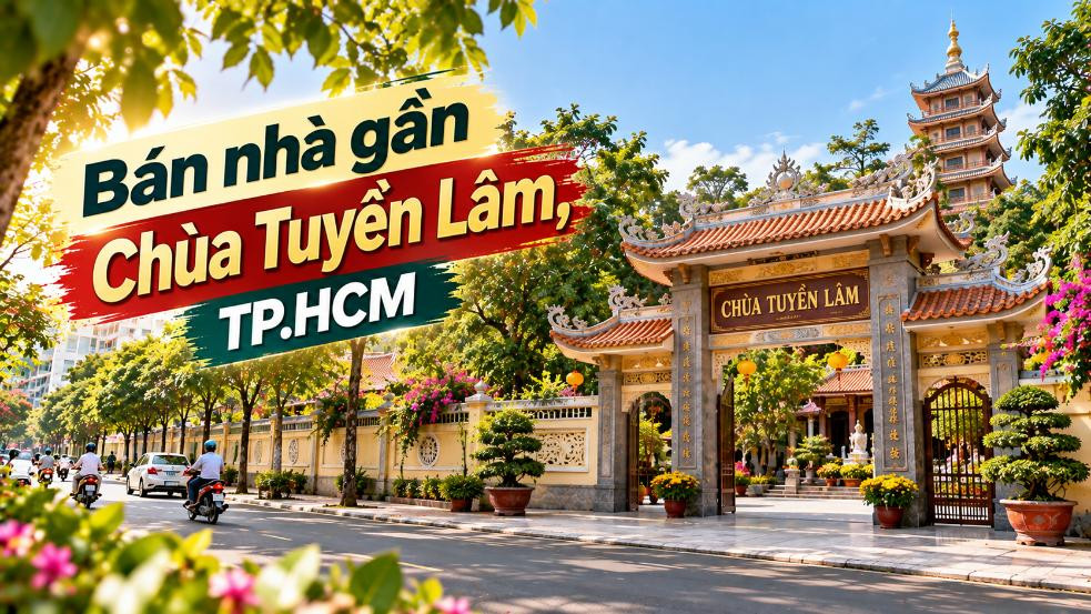 Bán nhà gần Chùa Tuyền Lâm, khu dân cư ổn định