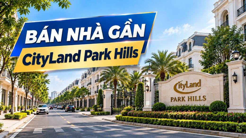 Bán nhà gần CityLand Park Hills, khu vực tiện ích đồng bộ