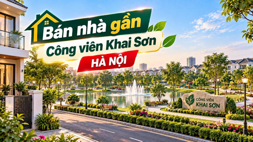 Bán nhà gần Công viên Khai Sơn, Long Biên, không gian thoáng