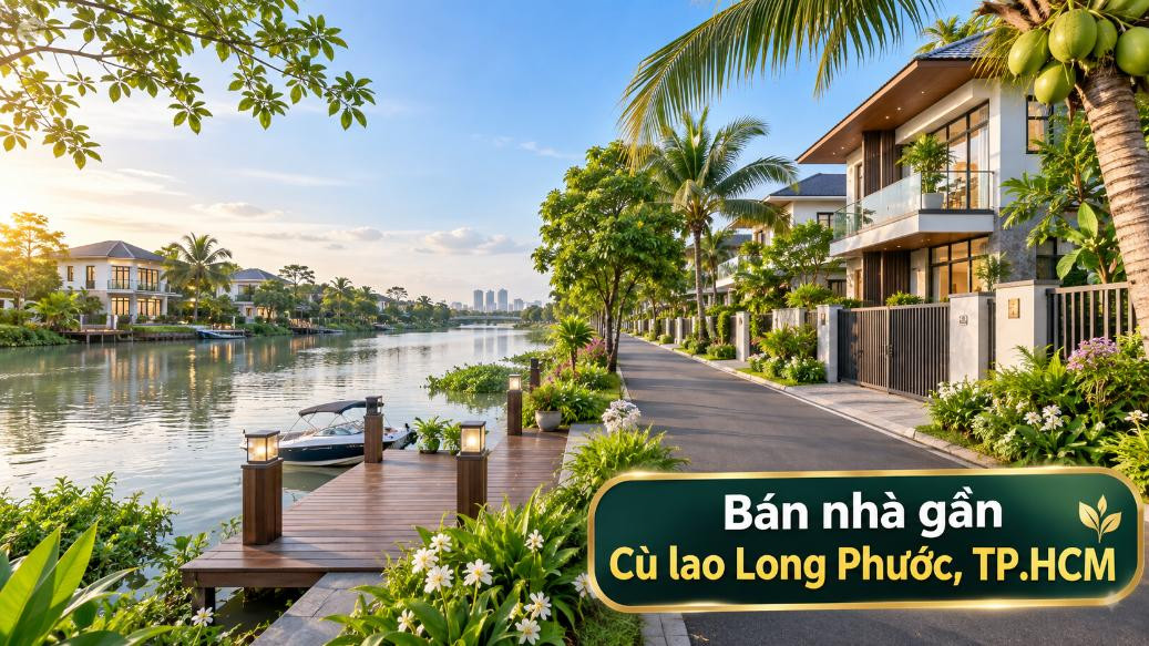 Bán nhà gần Cù lao Long Phước, không gian sống thoáng