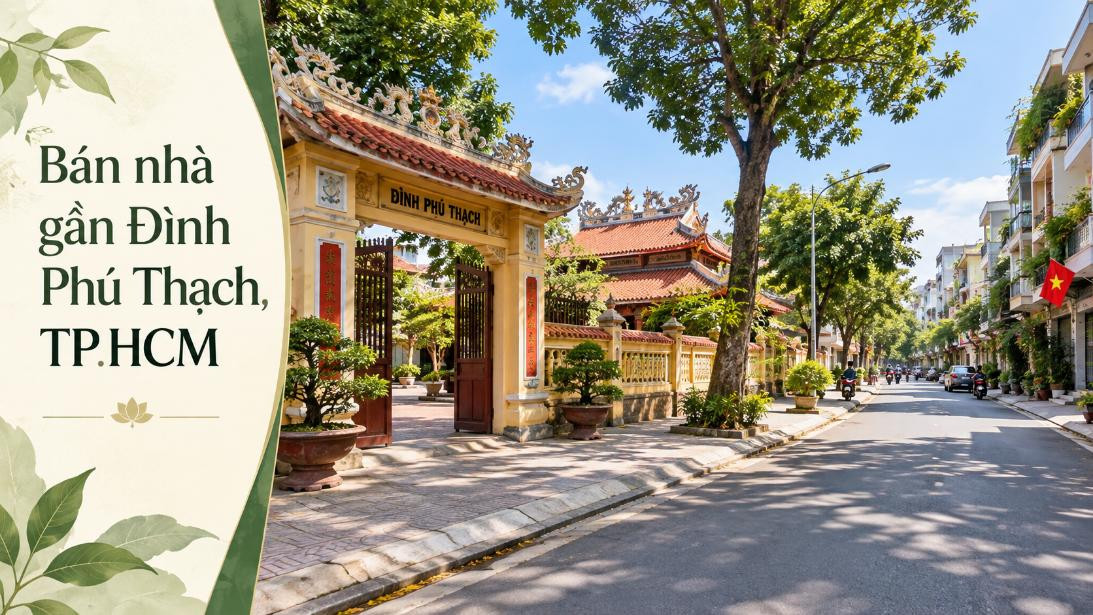 Bán nhà gần Đình Phú Thạch, Tân Phú, khu dân cư ổn định