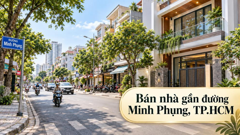Bán nhà gần đường Minh Phụng, Bình Tiên, giao thông thuận tiện