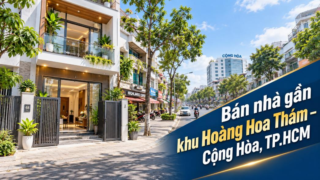 Bán nhà gần Hoàng Hoa Thám – Cộng Hòa, vị trí dễ kết nối