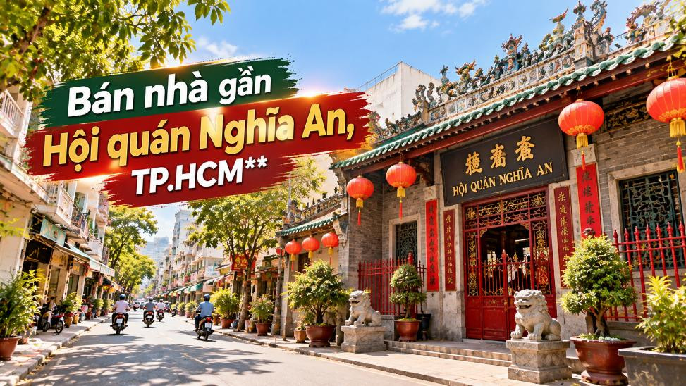 Bán nhà gần Hội quán Nghĩa An, vị trí trung tâm Chợ Lớn