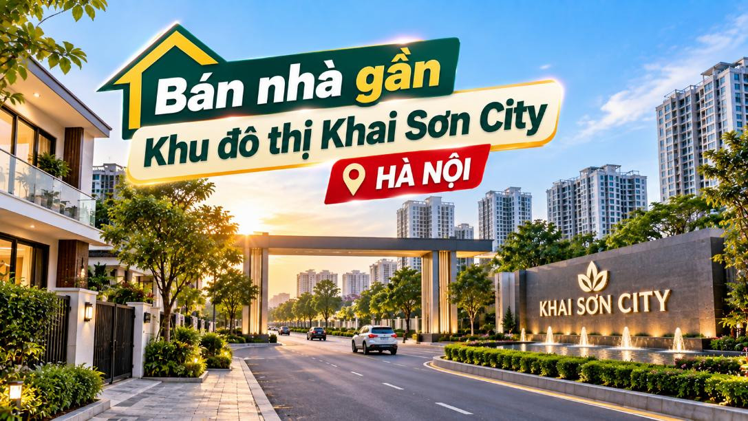 Bán nhà gần Khai Sơn City, Long Biên, vị trí thuận tiện