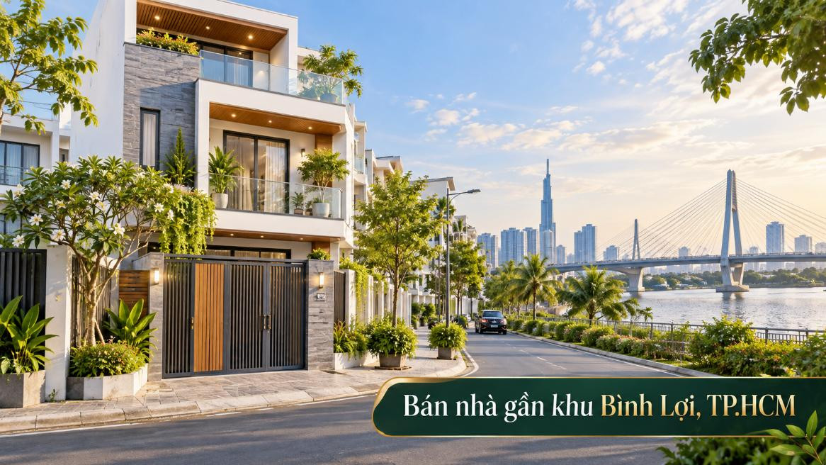 Bán nhà gần khu Bình Lợi, thuận tiện an cư và đi lại
