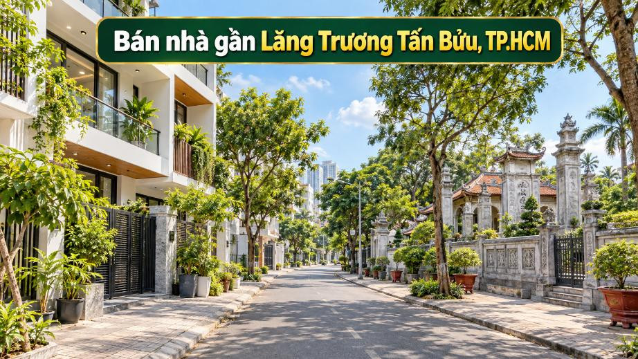 Bán nhà gần Lăng Trương Tấn Bửu, vị trí trung tâm Phú Nhuận