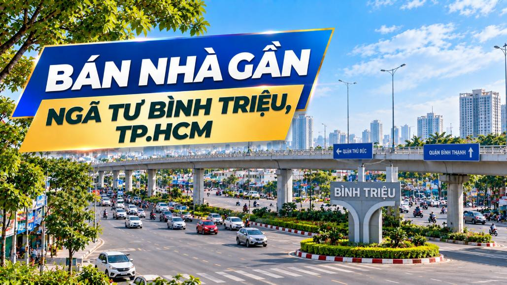 Bán nhà gần Ngã tư Bình Triệu, kết nối giao thông thuận tiện