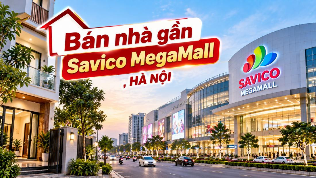 Bán nhà gần Savico MegaMall Long Biên, tiện mua sắm và đi lại