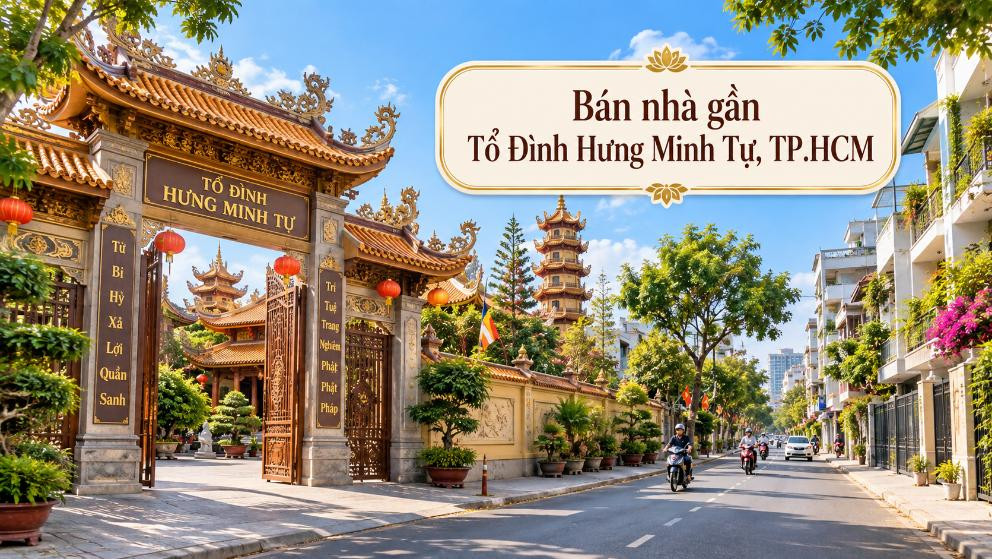 Bán nhà gần Tổ Đình Hưng Minh Tự, vị trí dễ kết nối