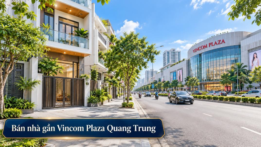Bán nhà gần Vincom Plaza Quang Trung, tiện ích đầy đủ