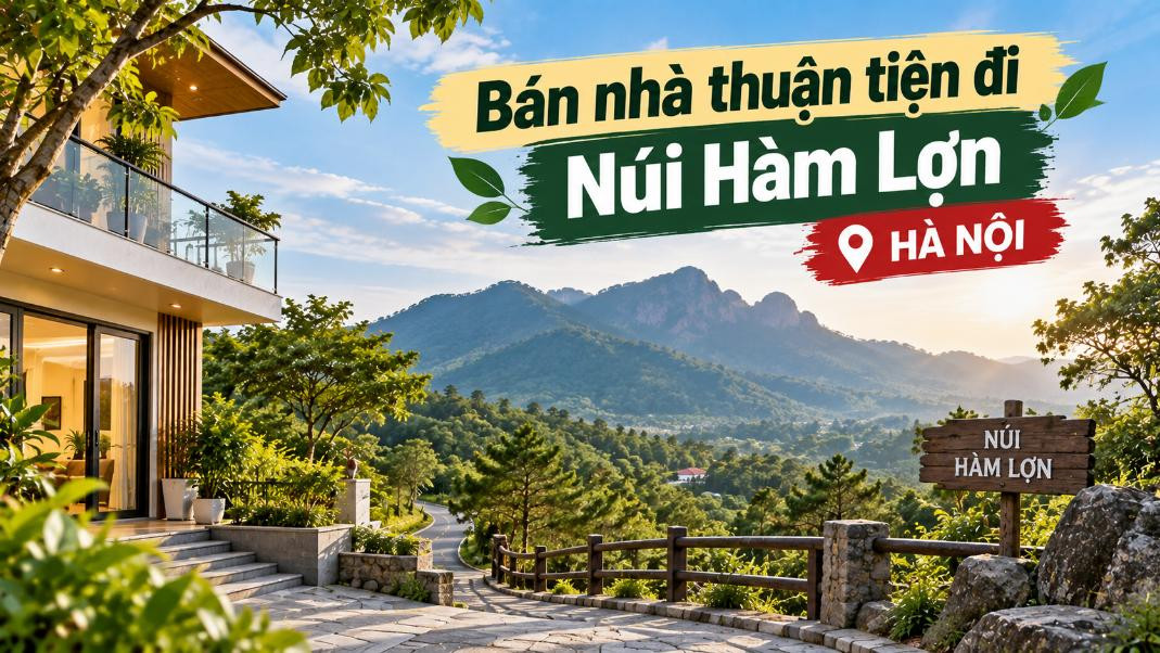 Bán nhà Kim Anh thuận tiện đi Núi Hàm Lợn, không gian xanh