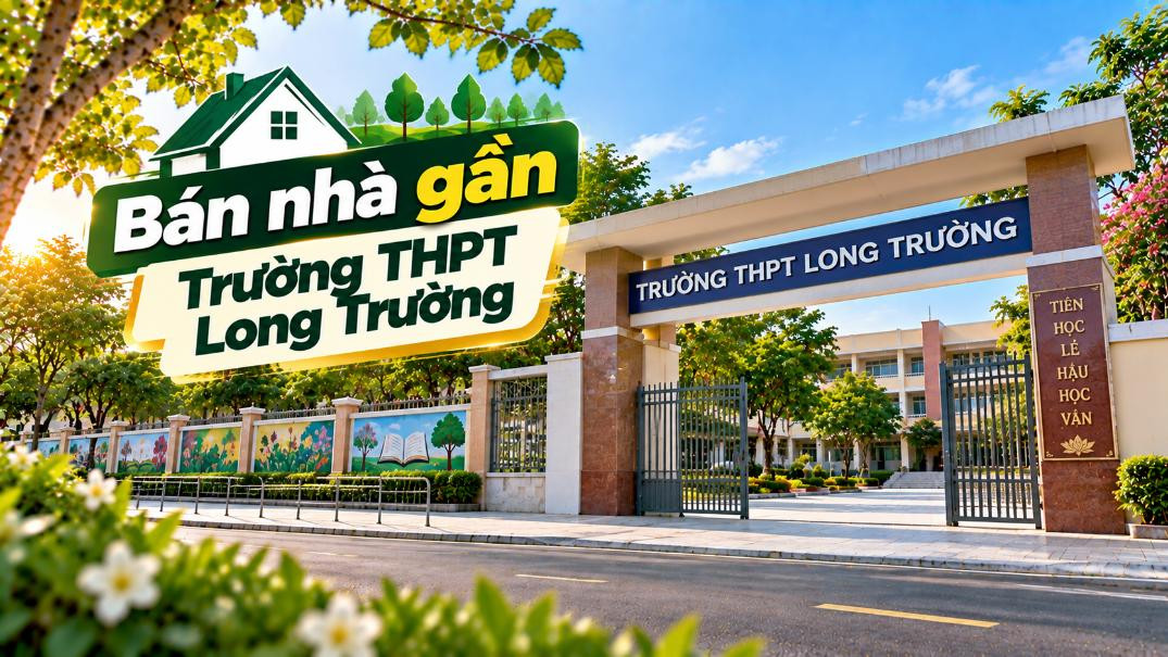 Bán nhà Long Phước thuận tiện đi Trường THPT Long Trường