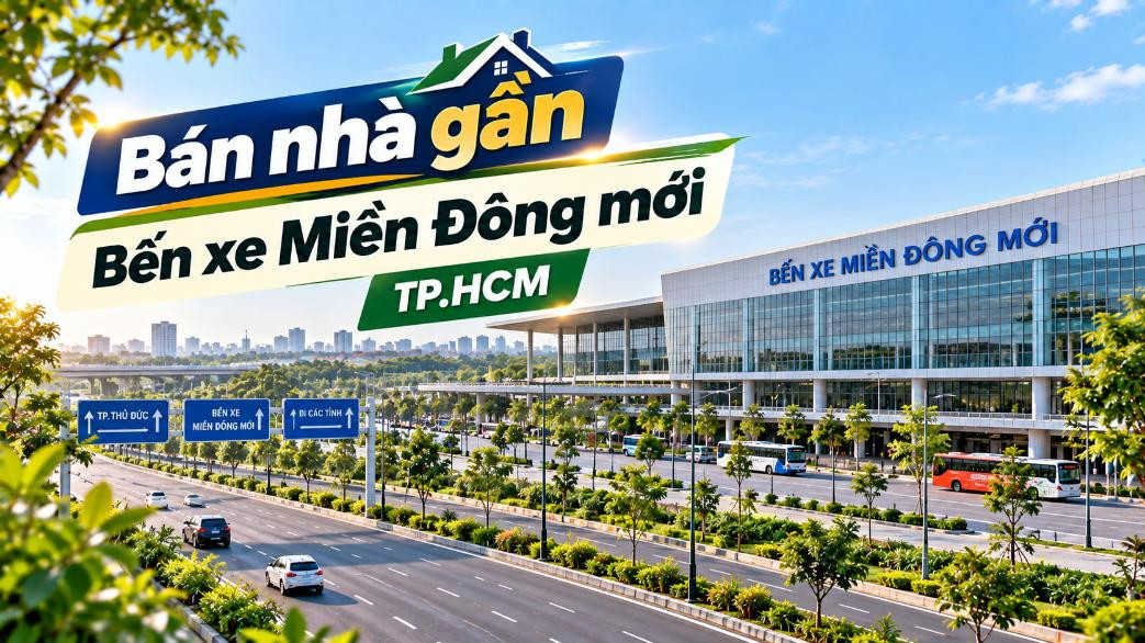 Bán nhà Long Trường thuận tiện đi Bến xe Miền Đông mới