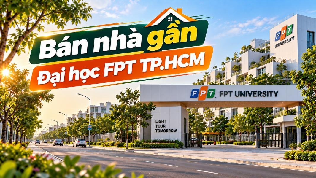 Bán nhà Long Trường thuận tiện đi Đại học FPT TP.HCM