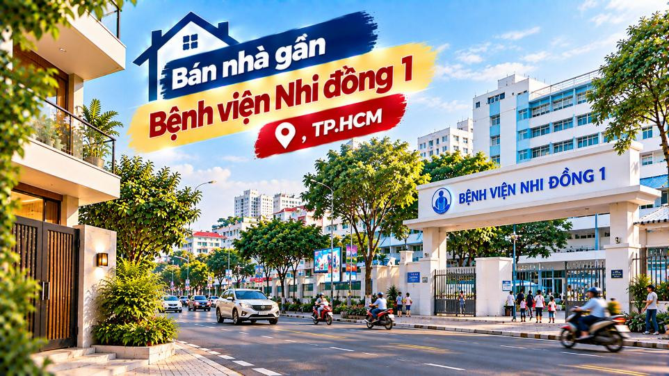 Bán nhà Tân Hòa thuận tiện đi Bệnh viện Nhi đồng 1