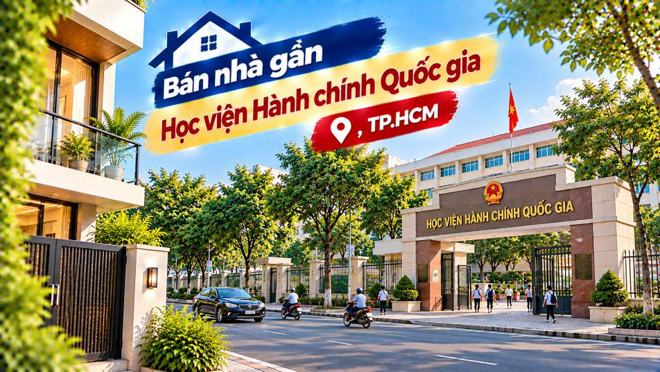 Bán nhà Tân Hòa thuận tiện đi Học viện Hành chính Quốc gia