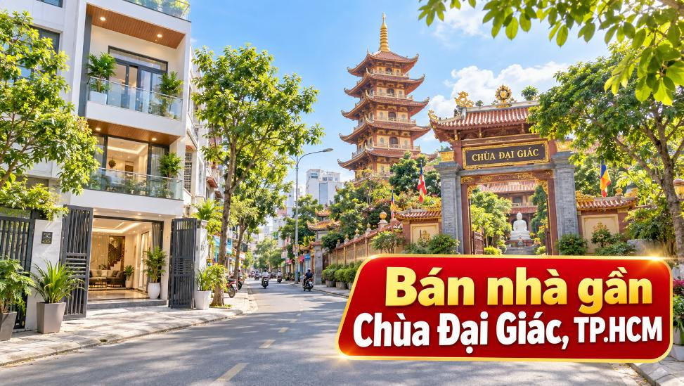 Bán nhà Tân Sơn Hòa thuận tiện đi Chùa Đại Giác