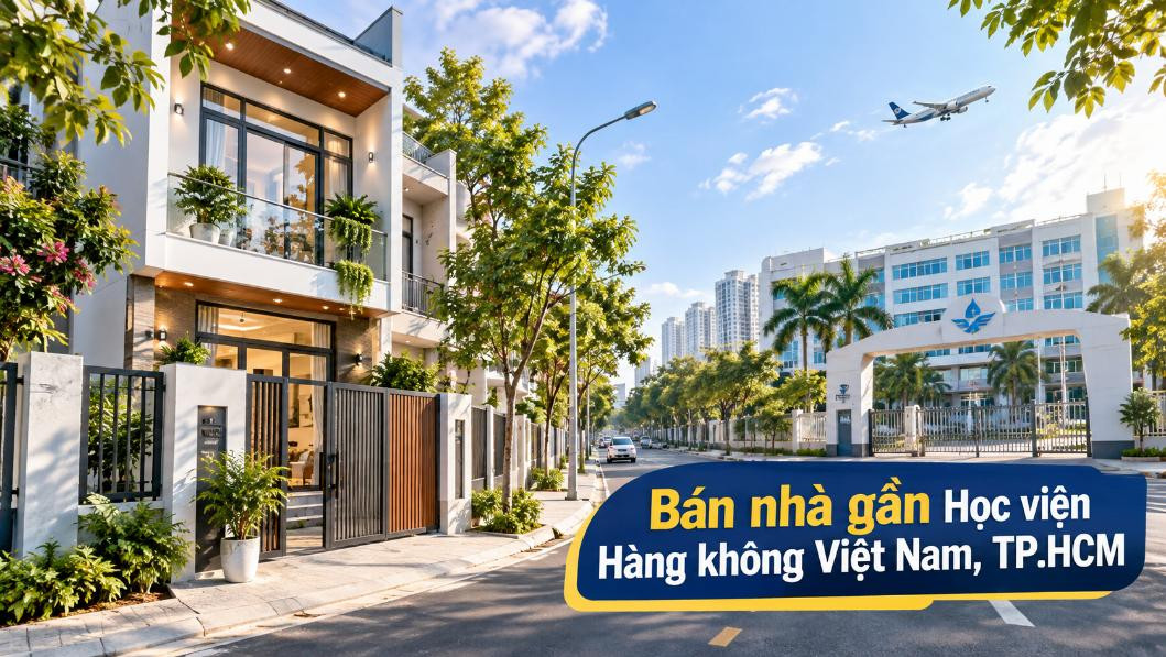 Bán nhà Tân Sơn Hòa thuận tiện đi Học viện Hàng không Việt Nam
