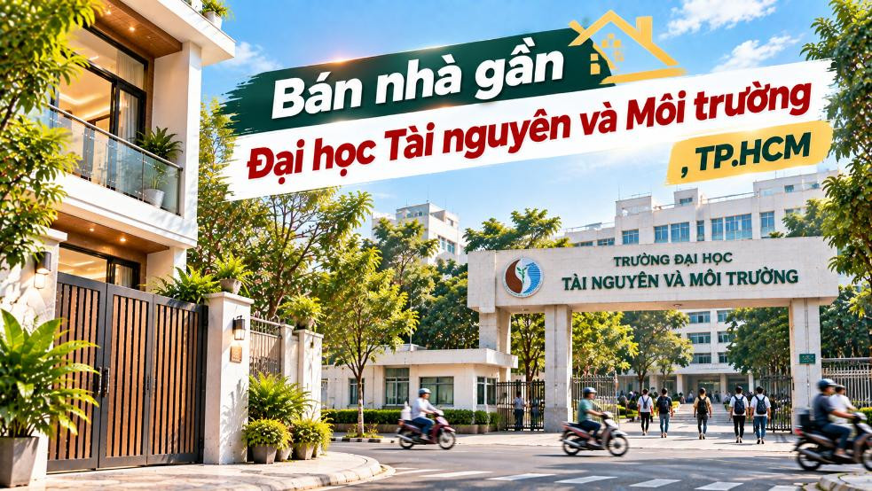 Bán nhà Tân Sơn thuận tiện đi Đại học Tài nguyên và Môi trường