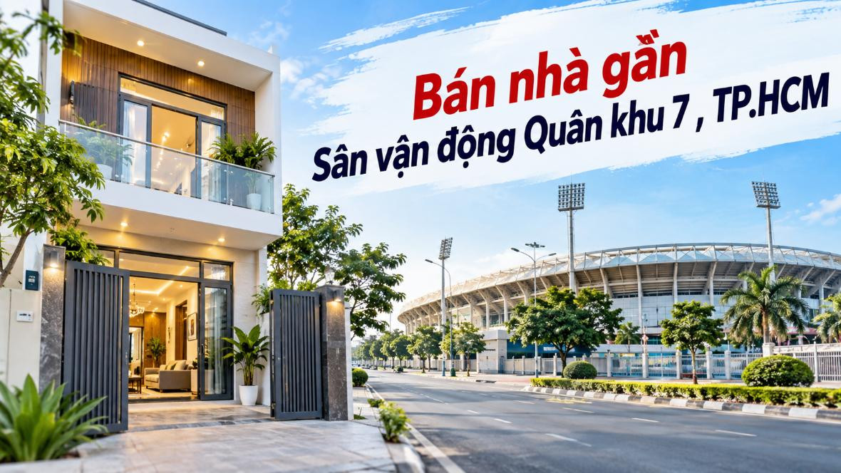 Bán nhà Tân Sơn thuận tiện đi Sân vận động Quân khu 7