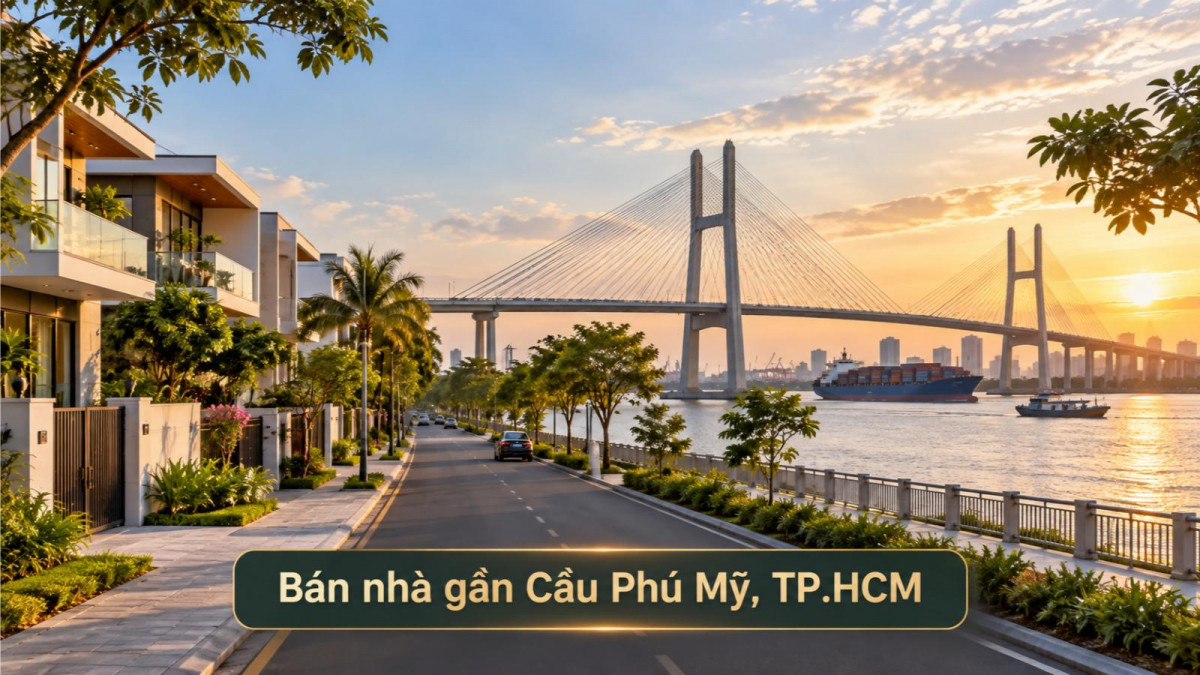 Bán nhà Tân Thuận thuận tiện đi Cầu Phú Mỹ, kết nối khu Nam
