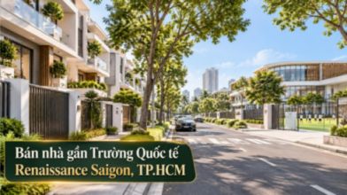 Bán nhà Tân Thuận thuận tiện đi Renaissance International School