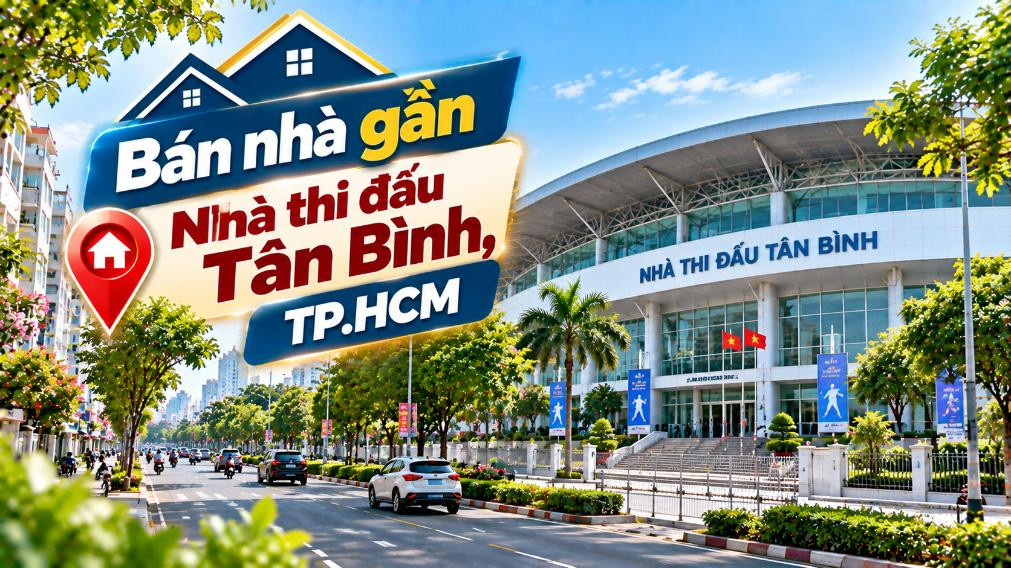 Bán nhà thuận tiện đi Nhà thi đấu Tân Bình, vị trí dễ kết nối