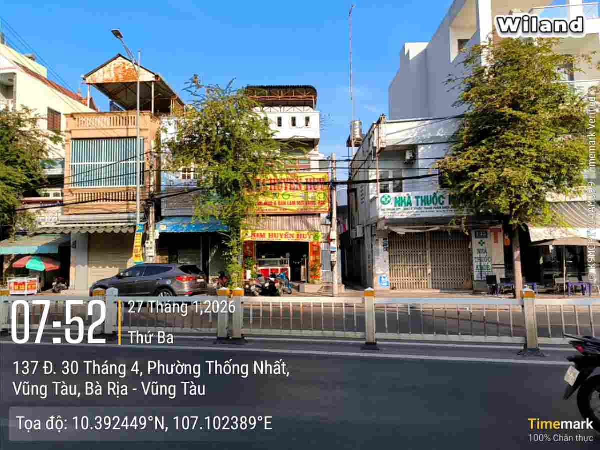 Nhà Mặt Tiền 30/4, P. Thắng Nhất, Vũng Tàu | 67.1m² – Giá 7.95 Tỷ